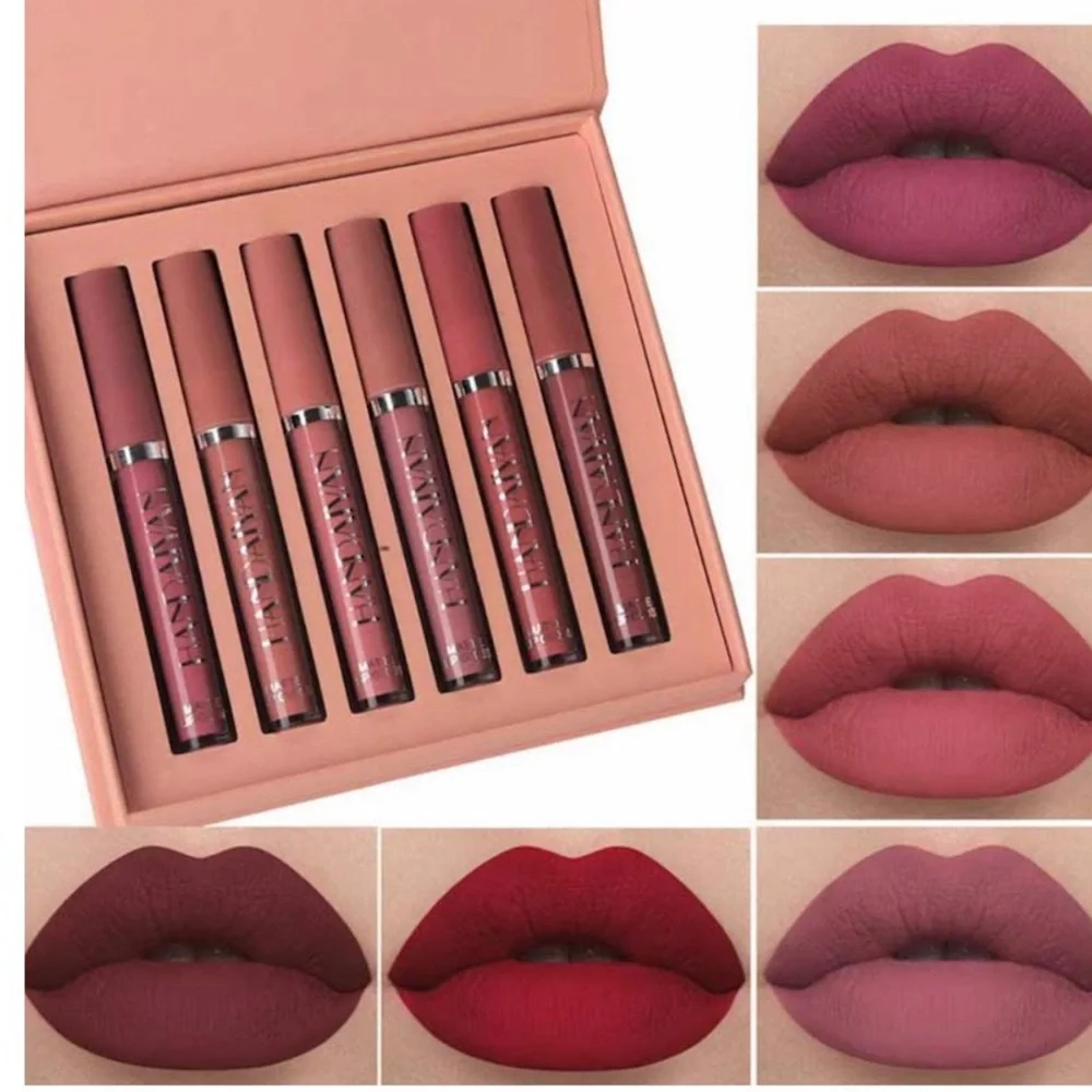✨6 Highly Pigmented Matte Liquid Lipstick Kit✨ - Picture 4 of 5